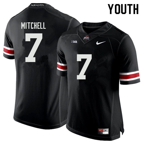 Youth #7 Teradja Mitchell Ohio State Buckeyes College Football Jerseys Sale-Black